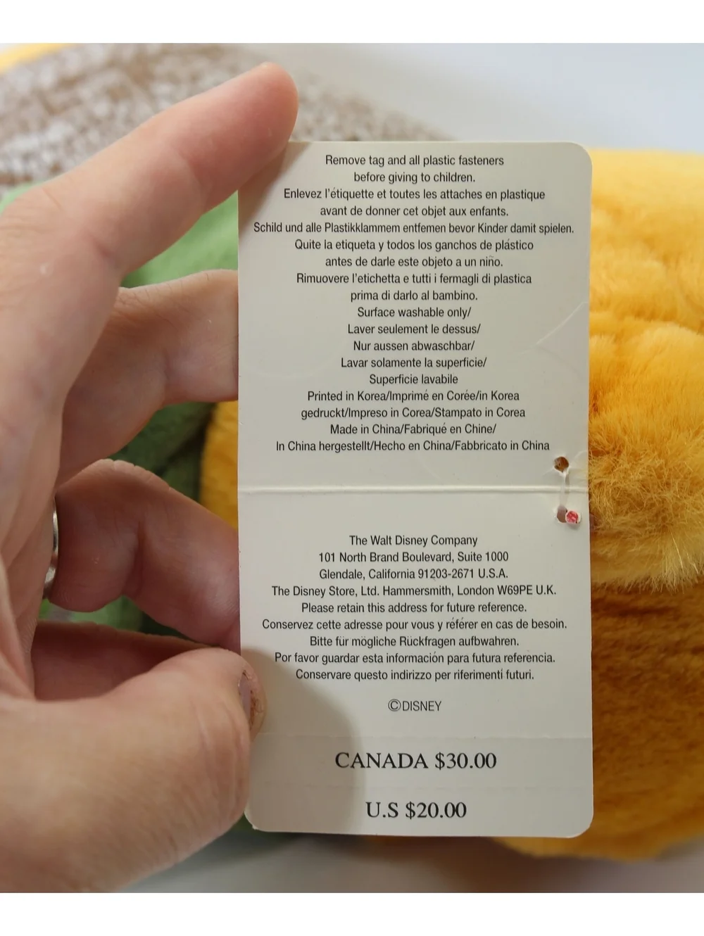 NWT Disney Winnie the Pooh Evergreen Pooh 13